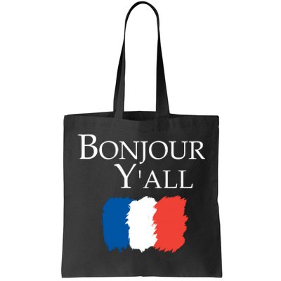 Bonjour Y'all French Parris Tote Bag