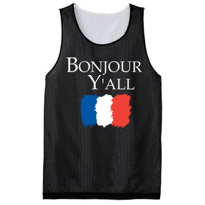 Bonjour Y'all French Parris Mesh Reversible Basketball Jersey Tank