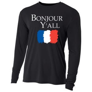 Bonjour Y'all French Parris Cooling Performance Long Sleeve Crew