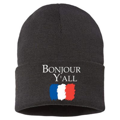 Bonjour Y'all French Parris Sustainable Knit Beanie