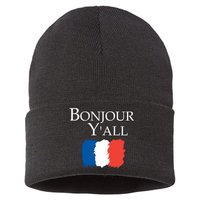 Bonjour Y'all French Parris Sustainable Knit Beanie