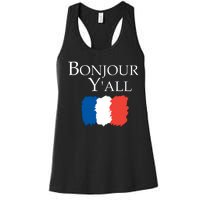 Bonjour Y'all French Parris Women's Racerback Tank