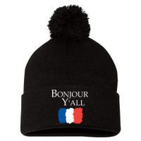 Bonjour Y'all French Parris Pom Pom 12in Knit Beanie