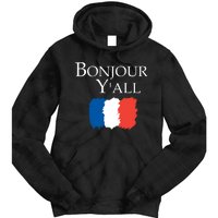 Bonjour Y'all French Parris Tie Dye Hoodie