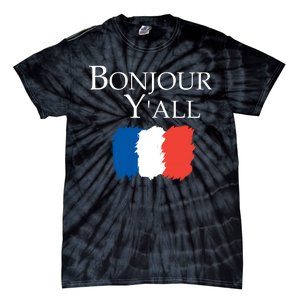 Bonjour Y'all French Parris Tie-Dye T-Shirt