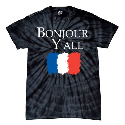 Bonjour Y'all French Parris Tie-Dye T-Shirt