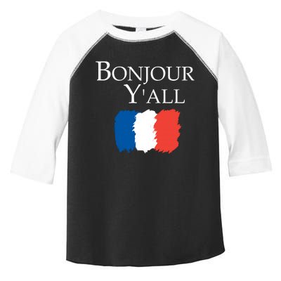 Bonjour Y'all French Parris Toddler Fine Jersey T-Shirt