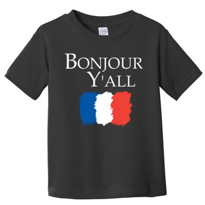 Bonjour Y'all French Parris Toddler T-Shirt