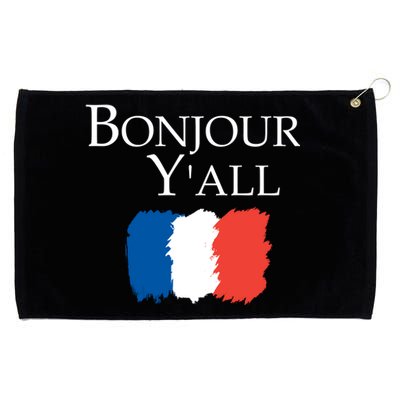 Bonjour Y'all French Parris Grommeted Golf Towel