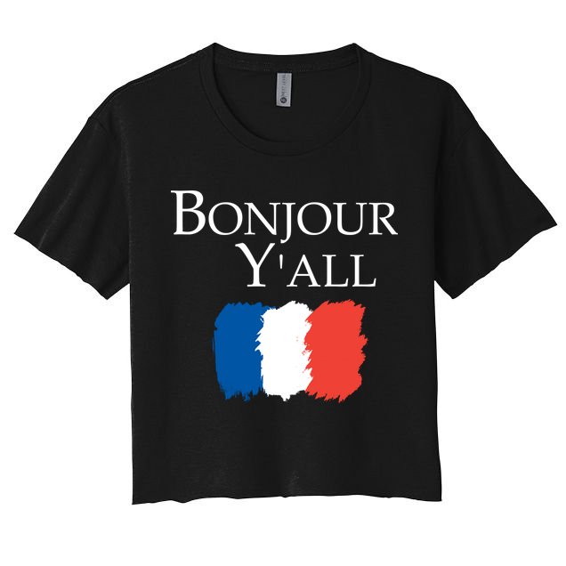 Bonjour Y'all French Parris Crop Top