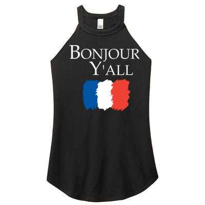 Bonjour Y'all French Parris Women's Perfect Tri Rocker Tank