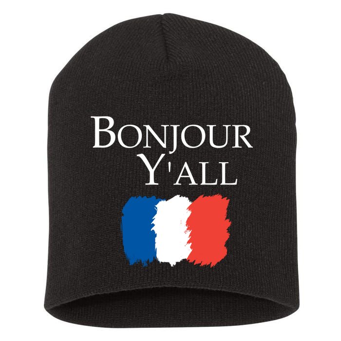 Bonjour Y'all French Parris Short Acrylic Beanie