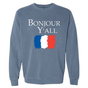 Bonjour Y'all French Parris Garment-Dyed Sweatshirt