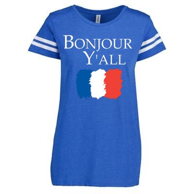 Bonjour Y'all French Parris Enza Ladies Jersey Football T-Shirt