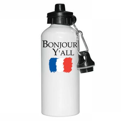 Bonjour Y'all French Parris Aluminum Water Bottle