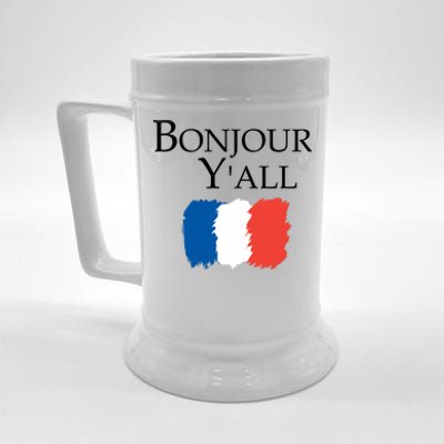 Bonjour Y'all French Parris Beer Stein