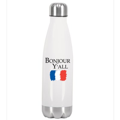 Bonjour Y'all French Parris Stainless Steel Insulated Water Bottle