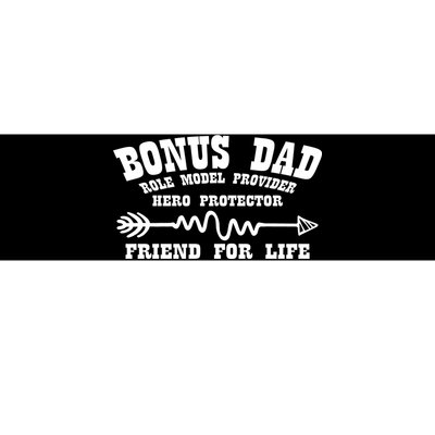 Bonus Dad Friend For Life Bumper Sticker