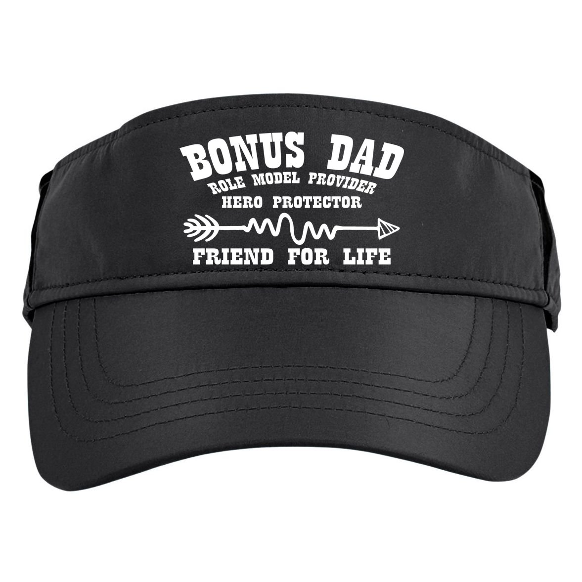 Bonus Dad Friend For Life Adult Drive Performance Visor