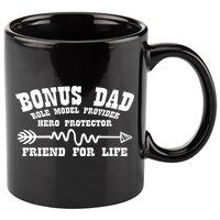 Bonus Dad Friend For Life 11oz C Handle Ceramic Mug