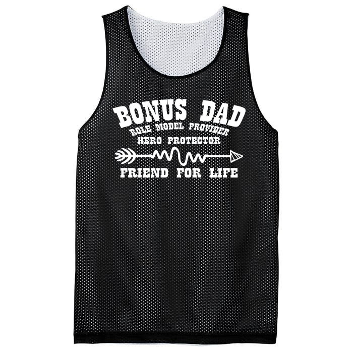 Bonus Dad Friend For Life Mesh Reversible Basketball Jersey Tank