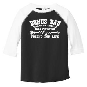 Bonus Dad Friend For Life Toddler Fine Jersey T-Shirt