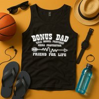 Bonus Dad Friend For Life Tank Top