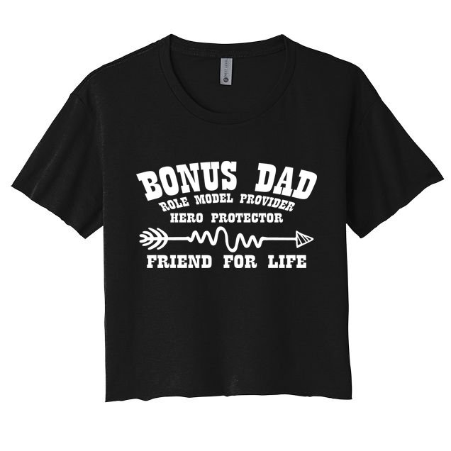 Bonus Dad Friend For Life Crop Top
