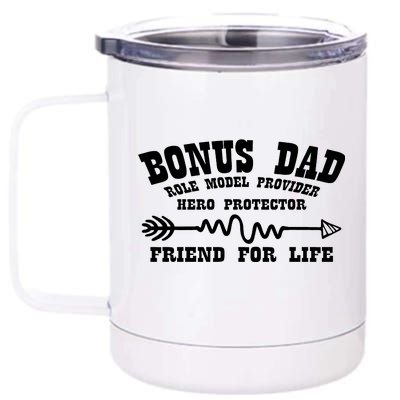 Bonus Dad Friend For Life 12 oz Stainless Steel Tumbler Cup