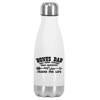 Bonus Dad Friend For Life Stainless Steel Insulated Water Bottle