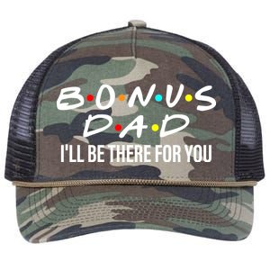 Bonus Dad I'll Be There For You Retro Rope Trucker Hat Cap