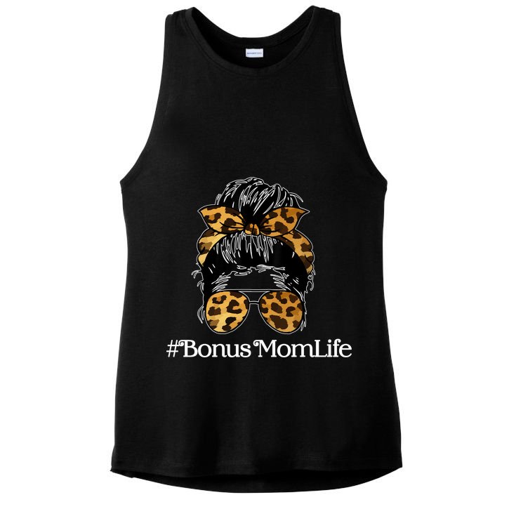 Bonus Mom Life Ladies PosiCharge Tri-Blend Wicking Tank