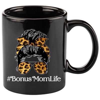 Bonus Mom Life 11oz C Handle Ceramic Mug
