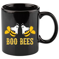 Boo Bees Funny Halloween 11oz C Handle Ceramic Mug