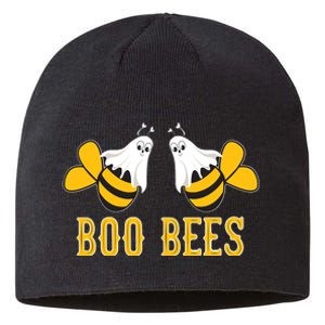 Boo Bees Funny Halloween Sustainable Beanie