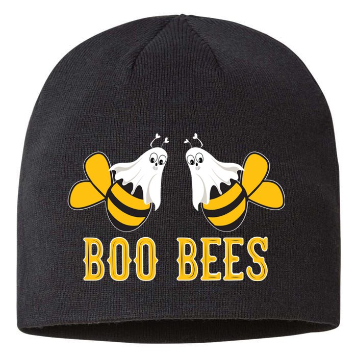 Boo Bees Funny Halloween Sustainable Beanie