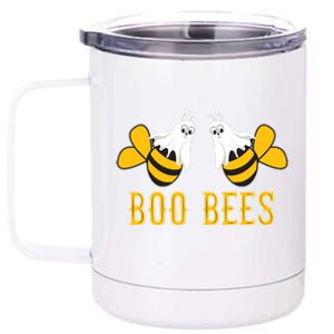 Boo Bees Funny Halloween 12 oz Stainless Steel Tumbler Cup