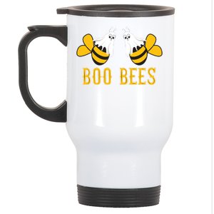 Boo Bees Funny Halloween Stainless Steel Travel Mug