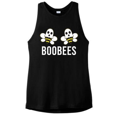 Boo Bees Halloween Boobees Ladies PosiCharge Tri-Blend Wicking Tank