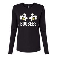 Boo Bees Halloween Boobees Womens Cotton Relaxed Long Sleeve T-Shirt