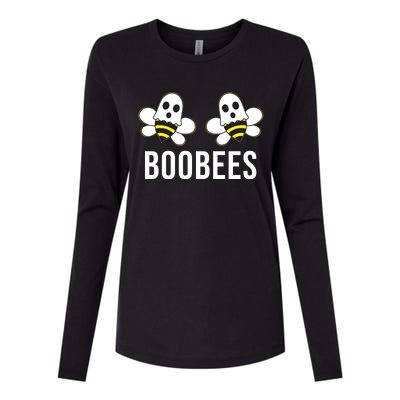 Boo Bees Halloween Boobees Womens Cotton Relaxed Long Sleeve T-Shirt