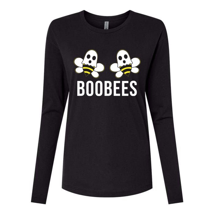 Boo Bees Halloween Boobees Womens Cotton Relaxed Long Sleeve T-Shirt