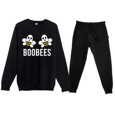 Boo Bees Halloween Boobees Premium Crewneck Sweatsuit Set