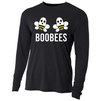 Boo Bees Halloween Boobees Cooling Performance Long Sleeve Crew