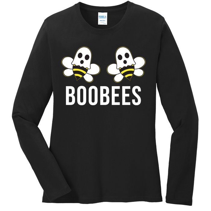 Boo Bees Halloween Boobees Ladies Long Sleeve Shirt