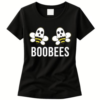 Boo Bees Halloween Boobees Womens T-Shirt