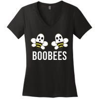 Boo Bees Halloween Boobees Women's V-Neck T-Shirt