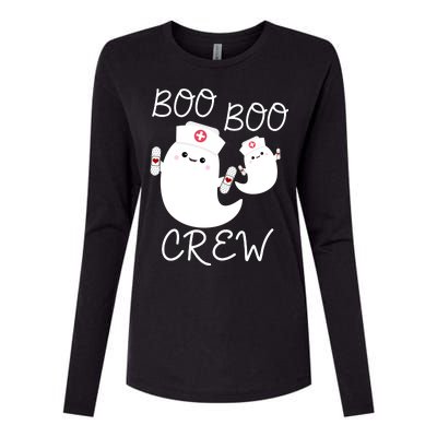 Boo Boo Crew Womens Cotton Relaxed Long Sleeve T-Shirt