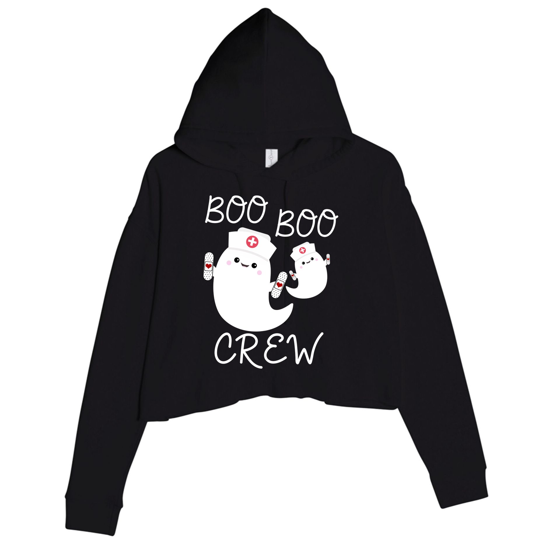 Boo Boo Crew Crop Fleece Hoodie