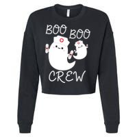 Boo Boo Crew Cropped Pullover Crew